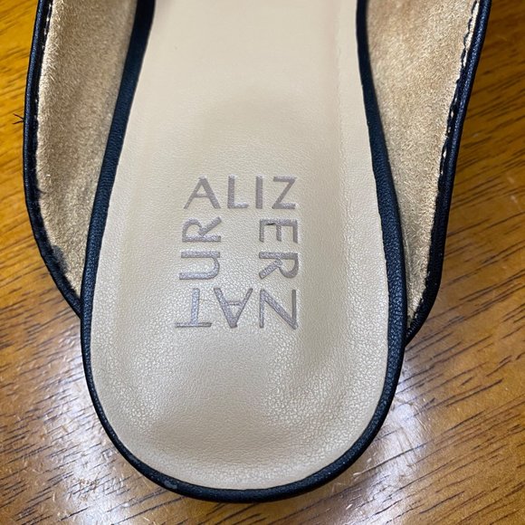 Naturalizer Black Leather Horsebit Kayden Mules 10W Slip On Non Slip Com… - Picture 7 of 8